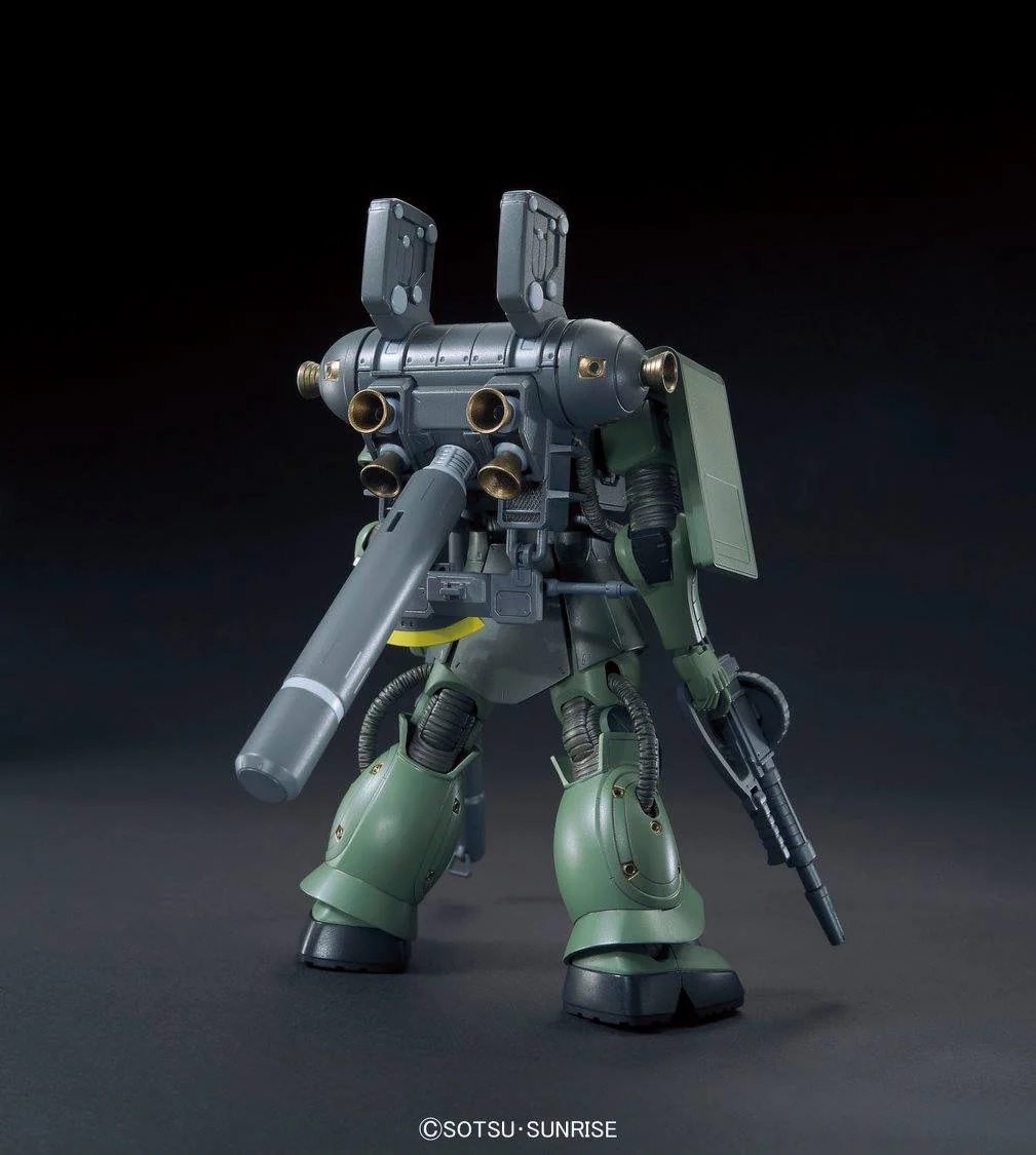 HG MS-06 Zaku II + Big Gun Set (Gundam Thunderbolt Anime Ver.) - Image 5