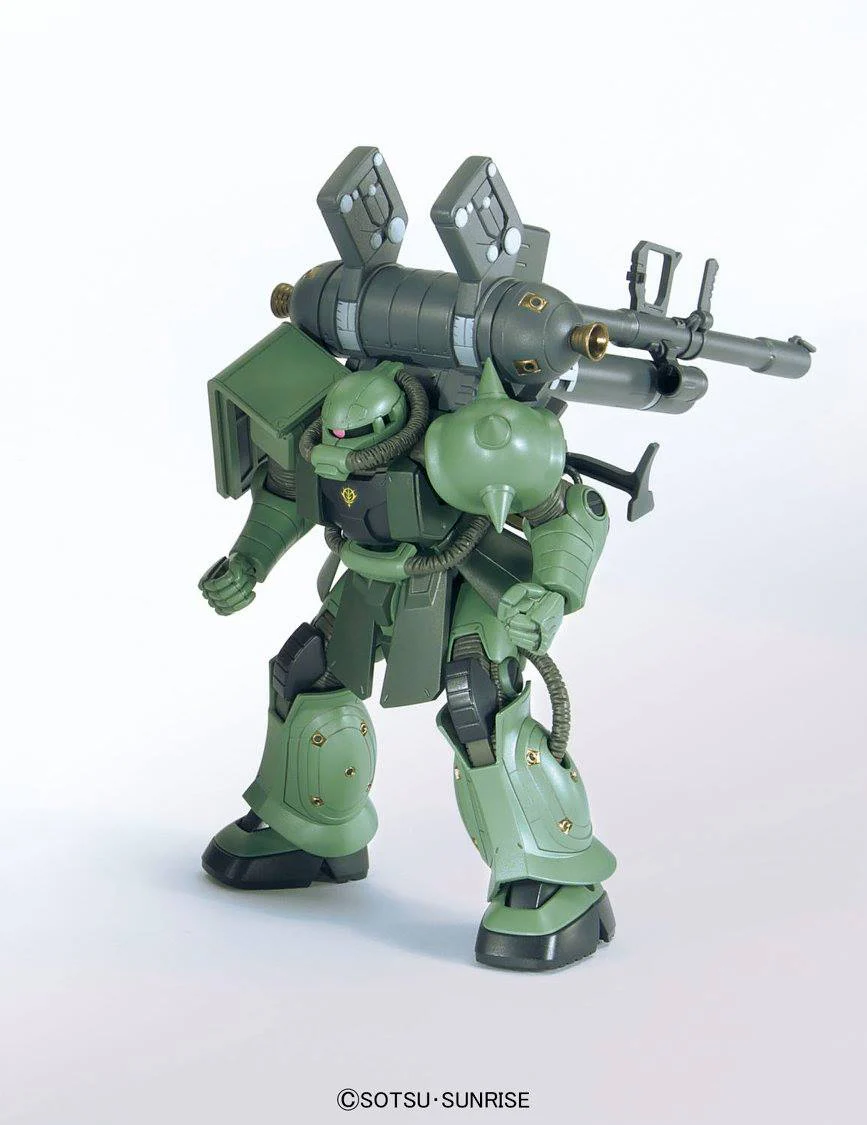 HG MS-06 Zaku II + Big Gun Set (Gundam Thunderbolt Anime Ver.) - Image 7