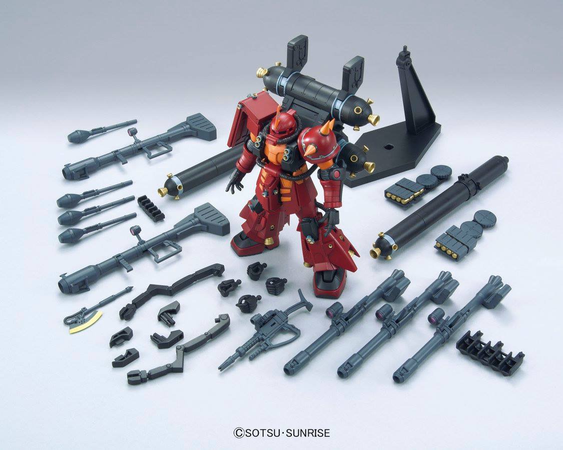 HG MS-06R Zaku II High Mobility Type "Psycho Zaku" (Gundam Thunderbolt Anime Ver.) - Image 9