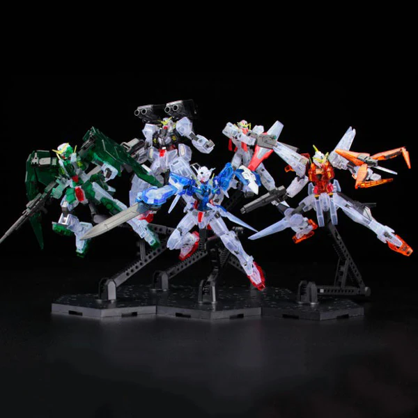 HG00 Gundam 00 1st Season MS Set (Clear Color)