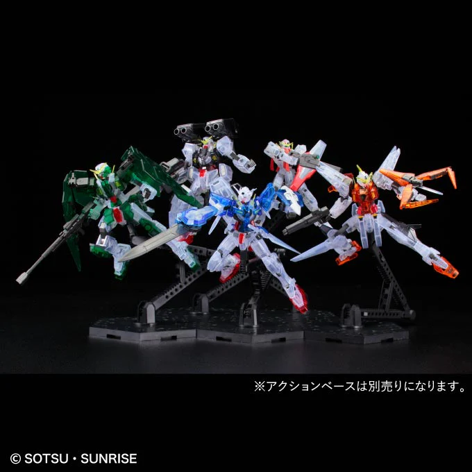 HG00 Gundam 00 1st Season MS Set (Clear Color) - Image 2