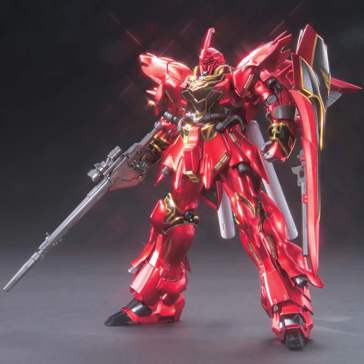 HGUC MSN-06S Sinanju Titanium Finish