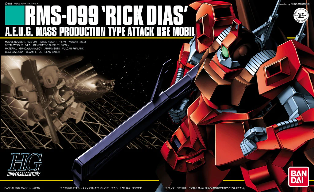 HGUC RMS-099 Rick Dias (Quattro Bajeena Custom) - Image 2