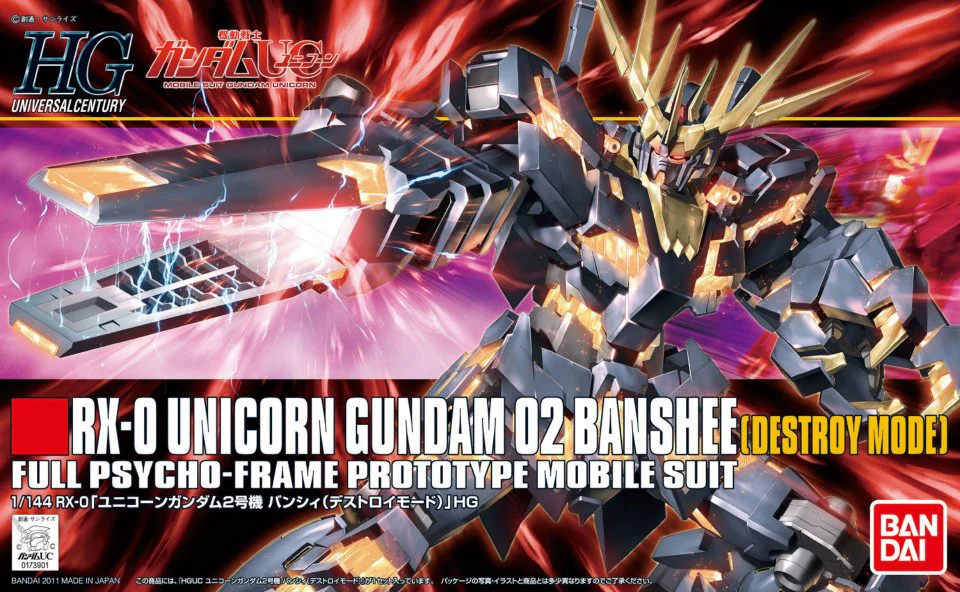 HGUC RX-0 Unicorn Gundam 02 Banshee (Destroy Mode) - Image 6
