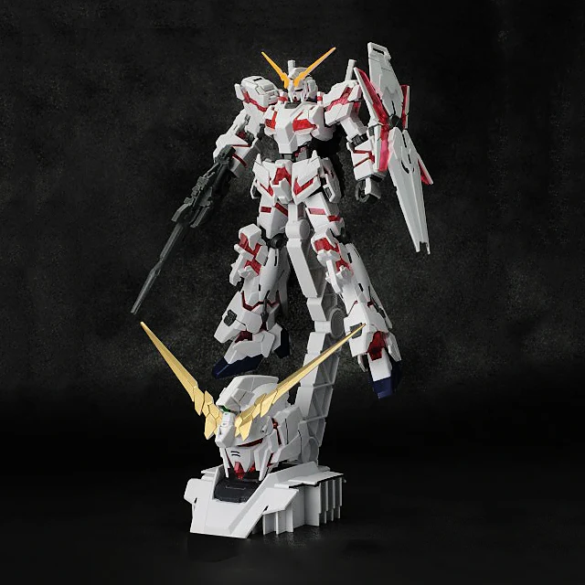 HGUC RX-0 Unicorn Gundam (Destroy Mode) + Unicorn Head Limited Edition - Image 2