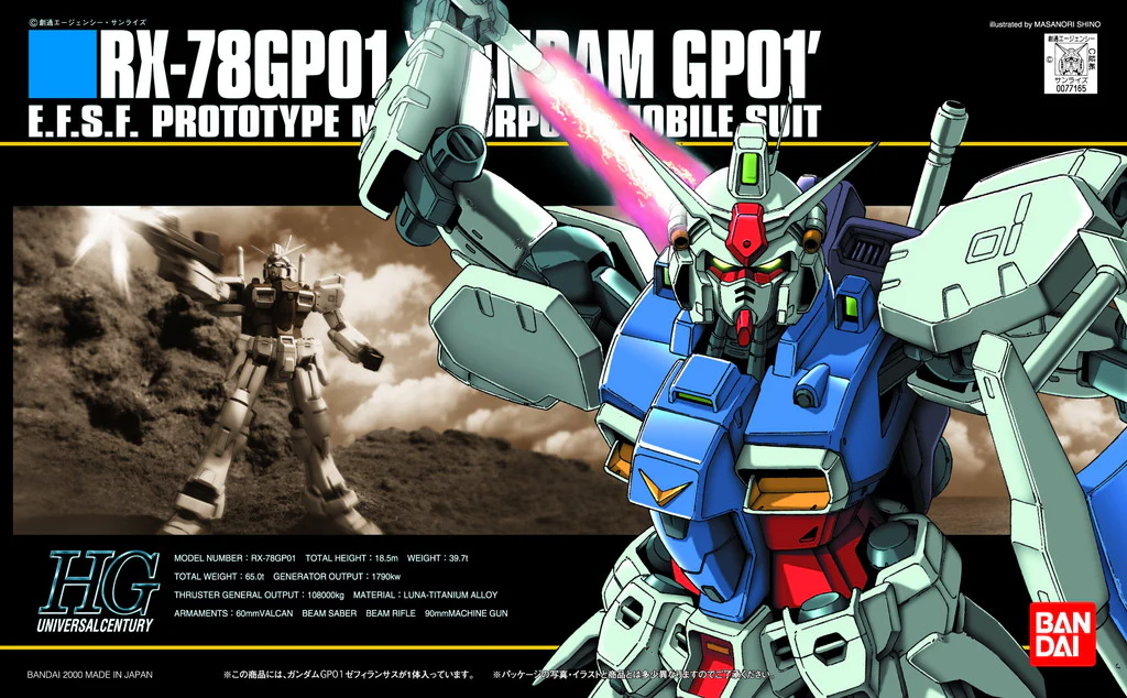 HGUC RX-78GP01 Gundam GP01 Zephyranthes - Image 3
