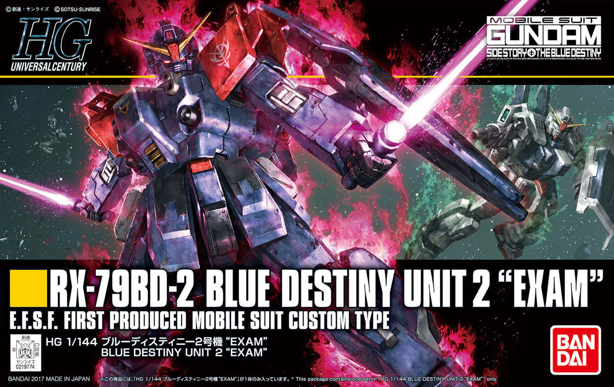 HGUC RX-79BD-2 Blue Destiny Unit 2 EXAM - Image 6