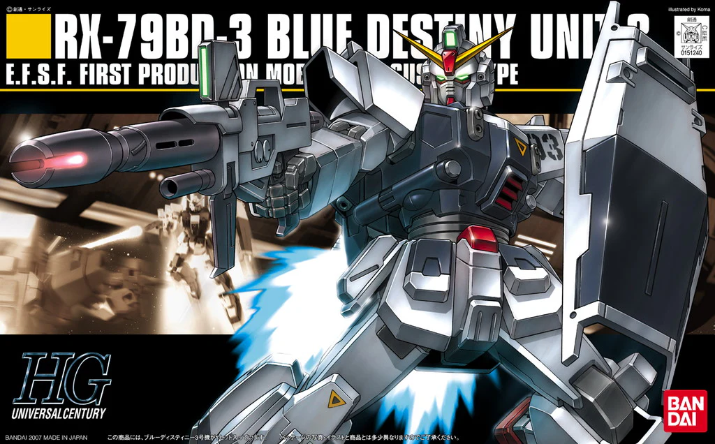 HGUC RX-79BD-3 Blue Destiny Unit 3 - Image 4