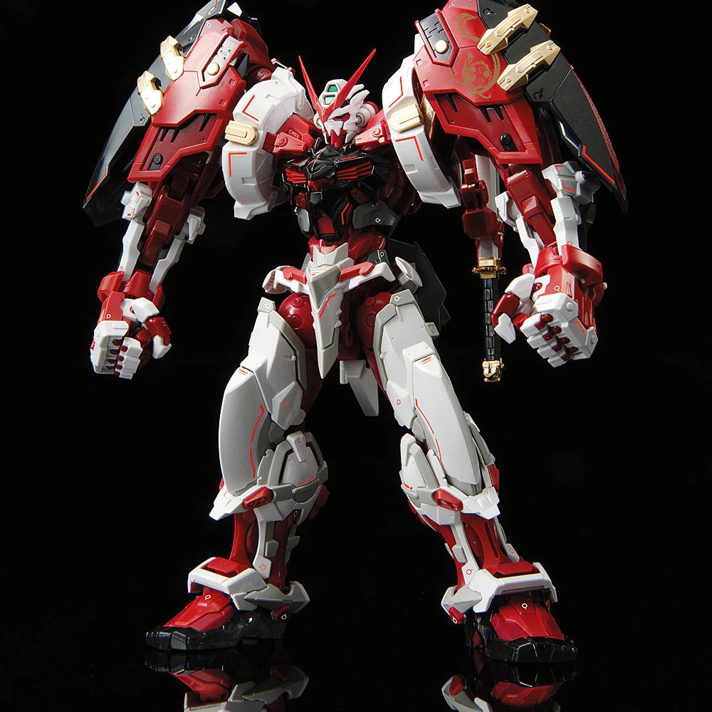 High-Resolution Model Gundam Astray Red Frame Powered Red