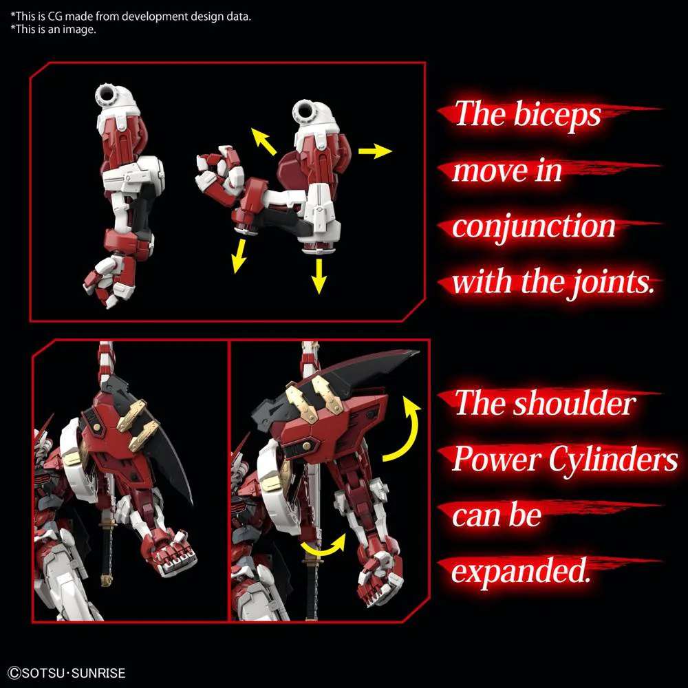High-Resolution Model Gundam Astray Red Frame Powered Red - Image 9