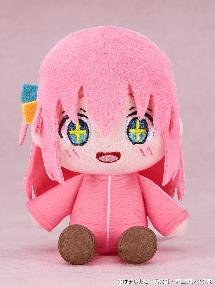 Hitori Gotoh: Sparkly-Eyed Ver. Plushie with Ripe Mango Box Carrying Case (Bocchi the Rock!) - Image 4