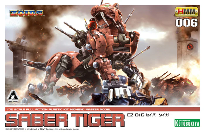 HMM Zoids EZ-016 Saber Tiger (Marking Plus Ver.) - Image 15