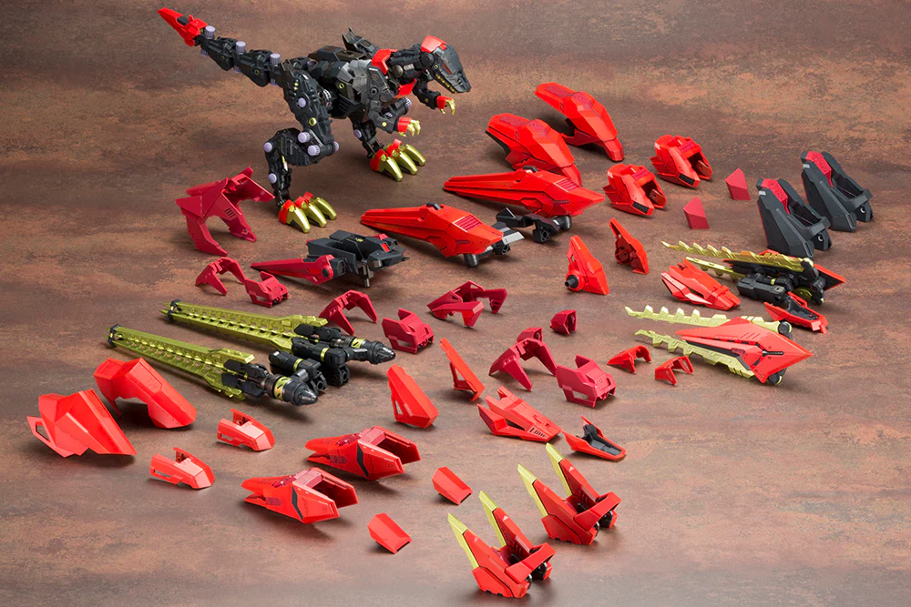 HMM Zoids EZ-049 Sturm Tyrann Berserk Unit Set - Image 3
