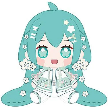 Huggy Doll Plus Plushie Hatsune Miku Flower Ver. - Image 2