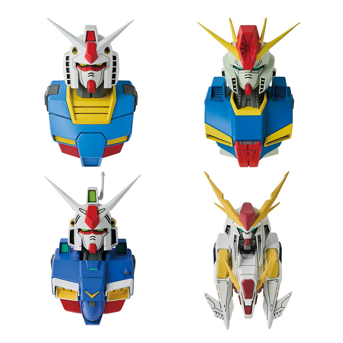 Ichibansho Zakka Gundam MS Head Magnet [Universal Century Saga] (set)