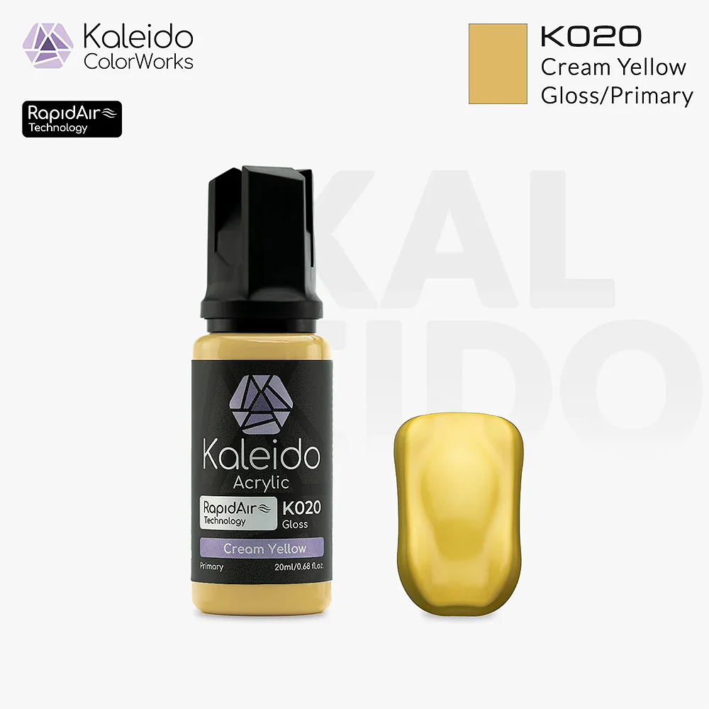 K020 Kaleido Cream Yellow (Gloss)