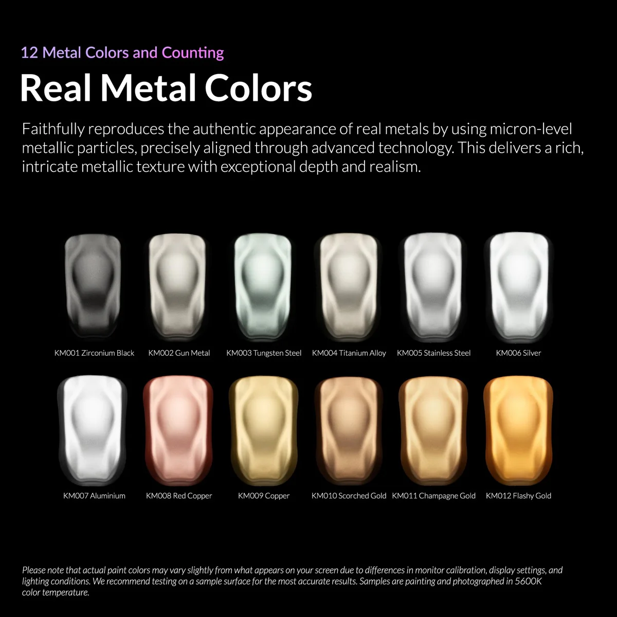 Kaleido ColorWorks 12 Color Metal Set Acrylic - Image 3