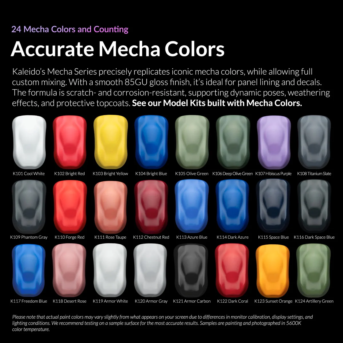 Kaleido ColorWorks Mecha Colors Acrylic 20ml (Group) - Image 9