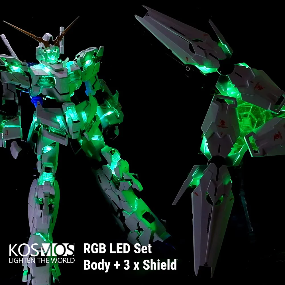 KOSMOS RGB LED Set for PG Unicorn Gundam Final Battle (Body & 3 x Shield)