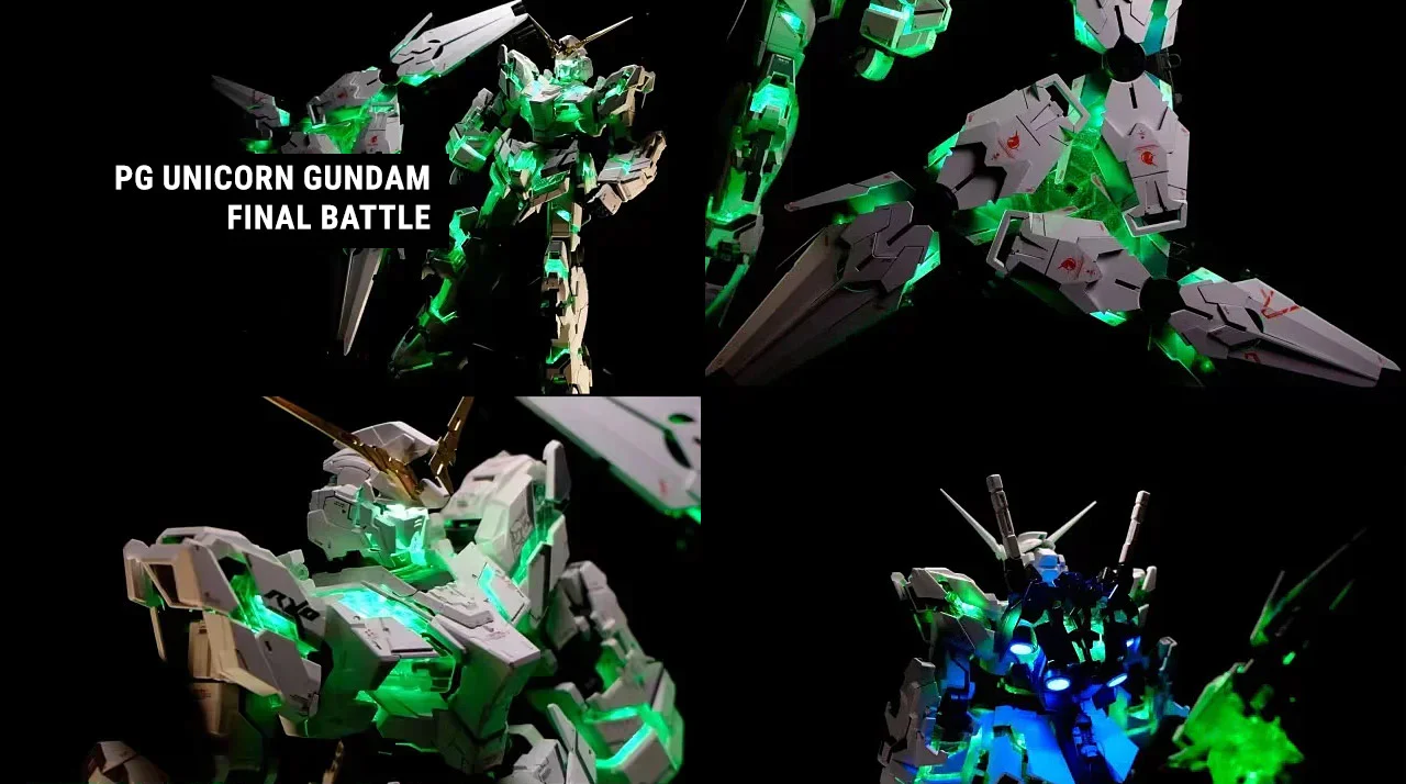KOSMOS RGB LED Set for PG Unicorn Gundam Final Battle (Body & 3 x Shield) - Image 3