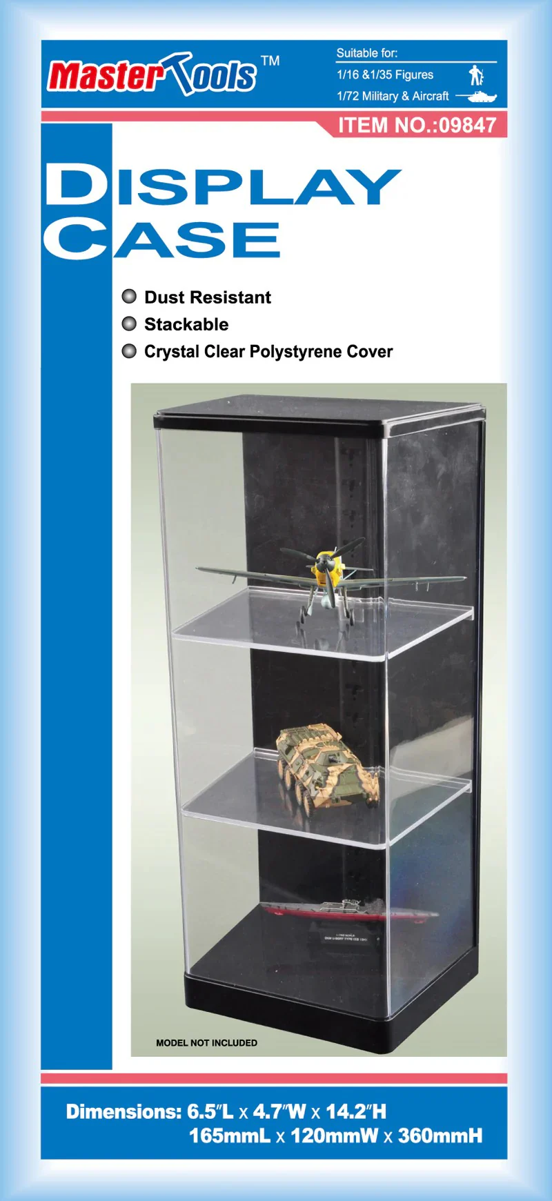 Master Tools Figure / Model 3-Level Display Case - Image 3