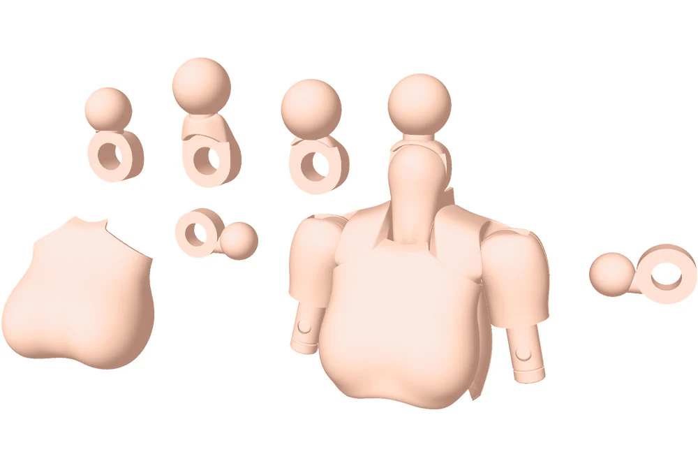 Megami Device KP566 MSG 01 Tops Set (Skin Color B) - Image 9