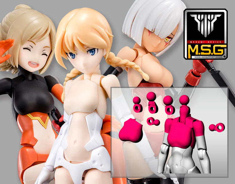 Megami Device KP595 MSG 01 Tops Set (Skin Color C) - Image 9