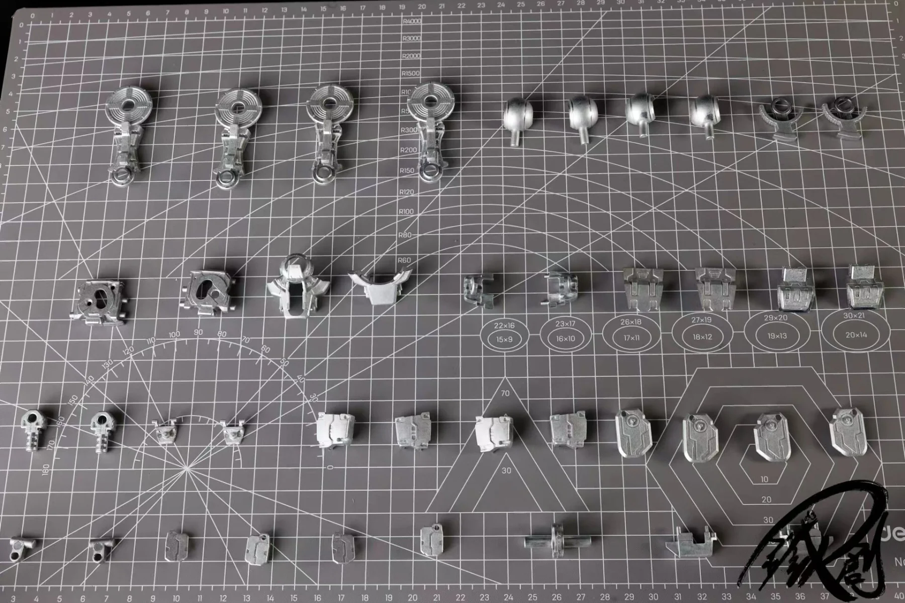 Metal Alloy Inner Frame / Metal Parts Set for MG Exia or Avalanche Exia - Image 5