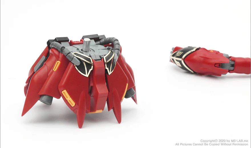 Metal Film Sticker MG Sinanju (Silver) - Image 7