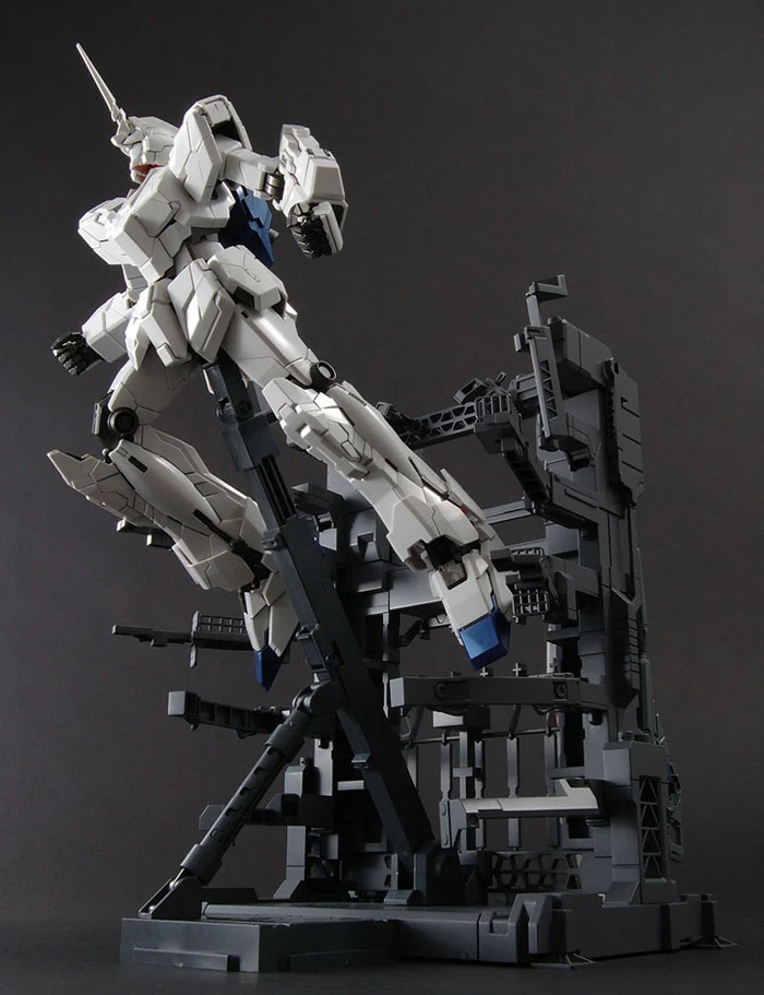 MG RX-0 Unicorn Gundam HD Color + MS Cage - Image 9