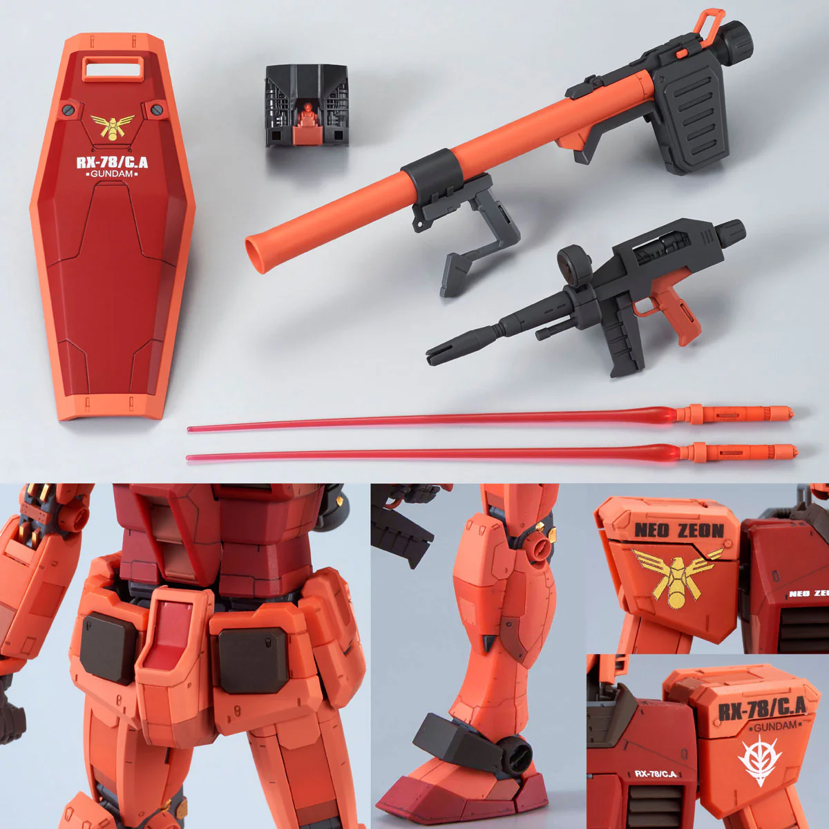 MG RX-78/C.A Gundam Casval Custom Ver 3.0 - Image 11