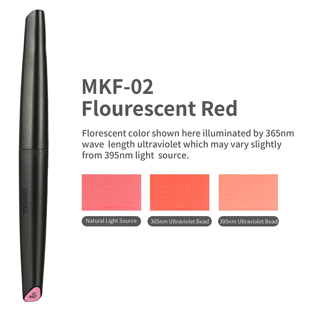 MKF02 Fluorescent Red Acrylic Marker