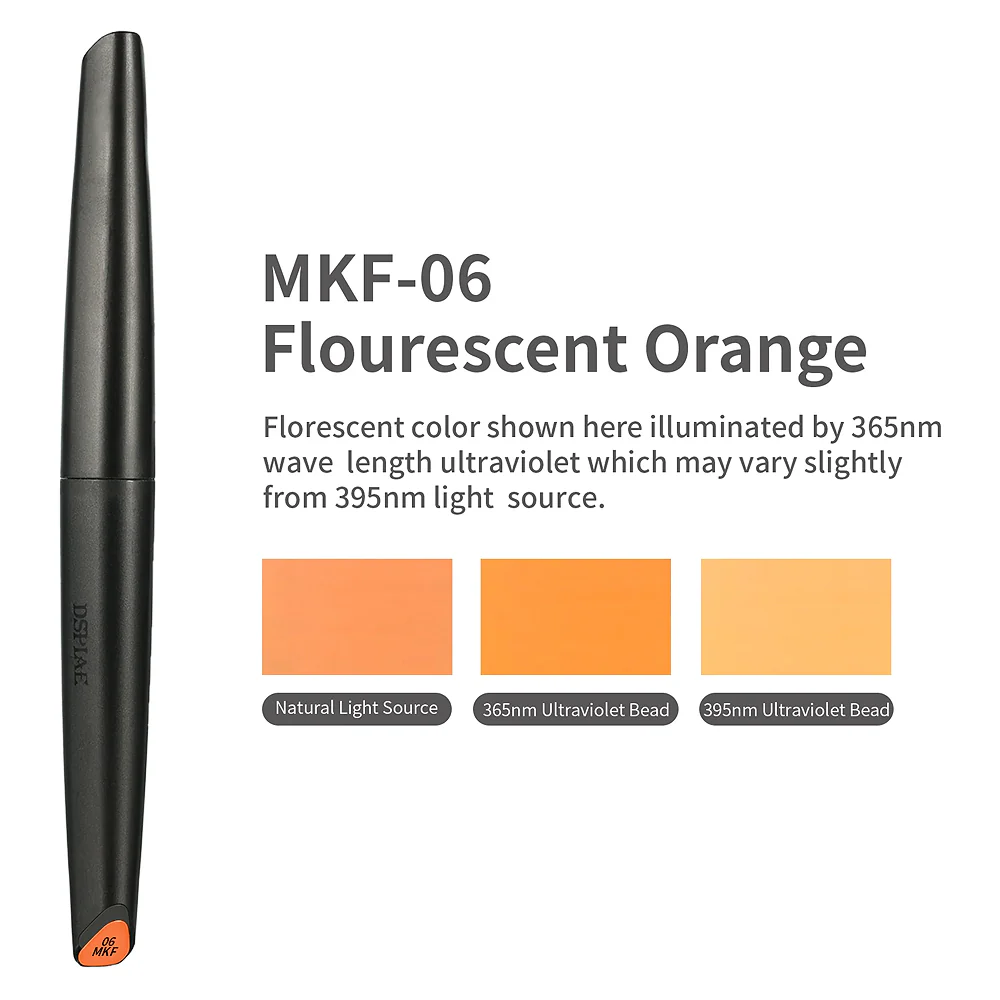 MKF06 Fluorescent Orange Acrylic Marker