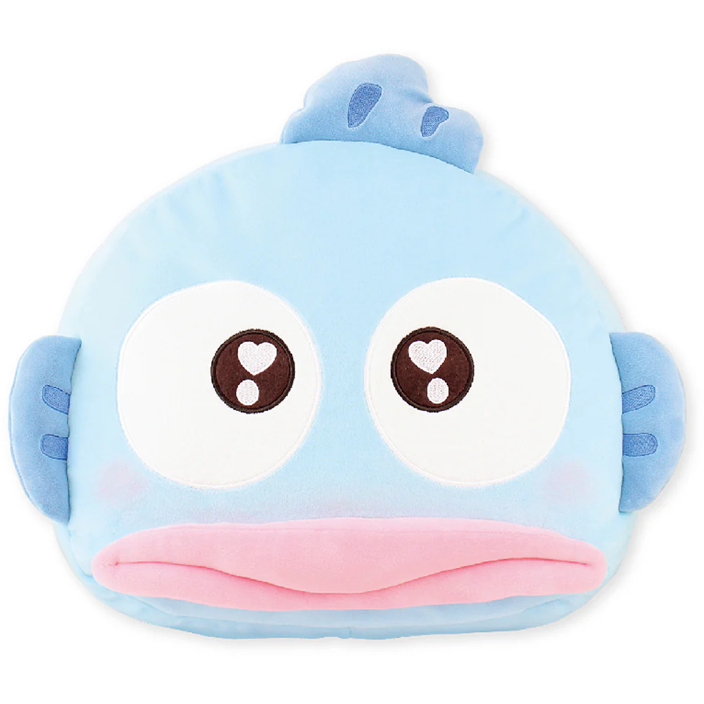 Mocchiri Face Cushion Uruuru Hangyodon (Sanrio)