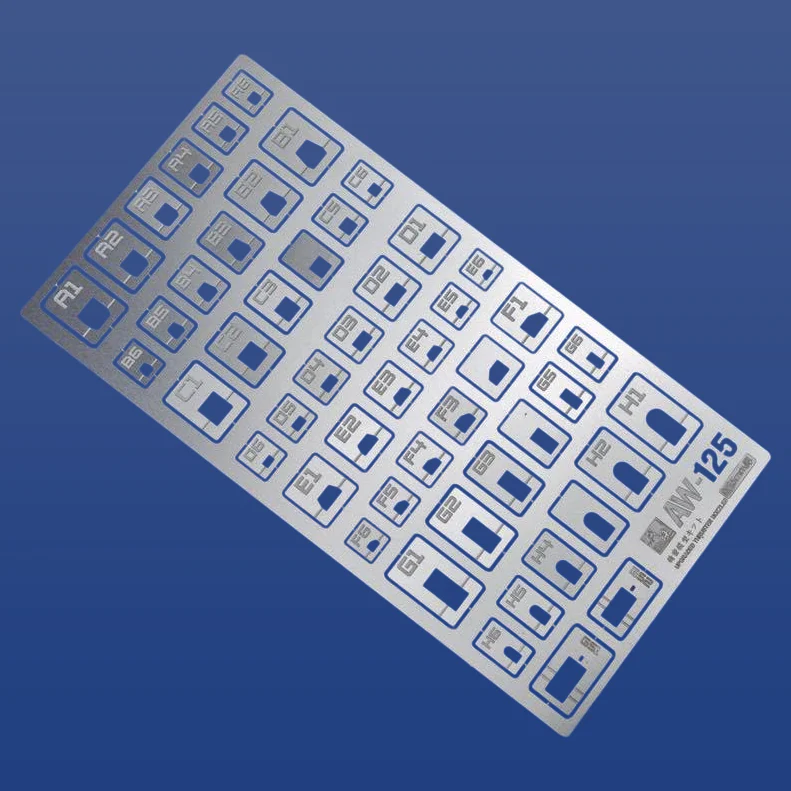 Modeling Upgrade Parts: Scribing Template 125