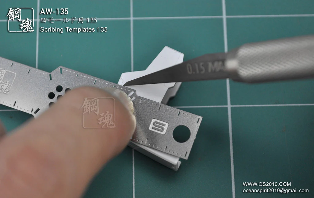 Modeling Upgrade Parts: Scribing Template 135 - Image 3