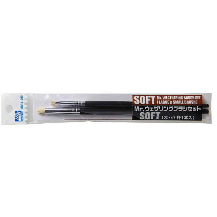 Mr. Weathering Brush Set Soft