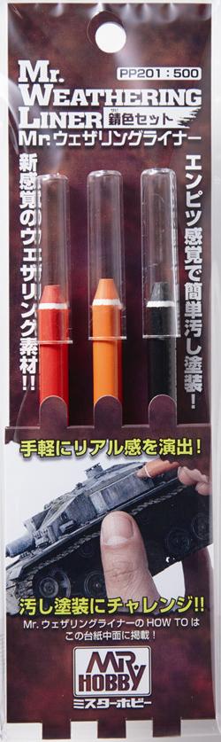 Mr. Weathering Liner Set (Rust) - Image 2