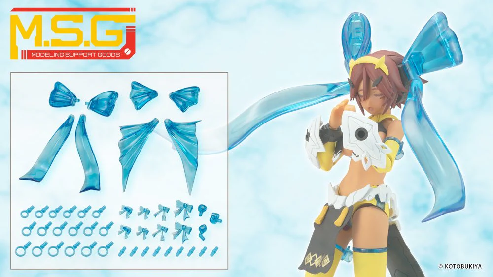 MSG MO004 Dress Up Parts Cute Ribbon Set Sky Blue Ver. - Image 3