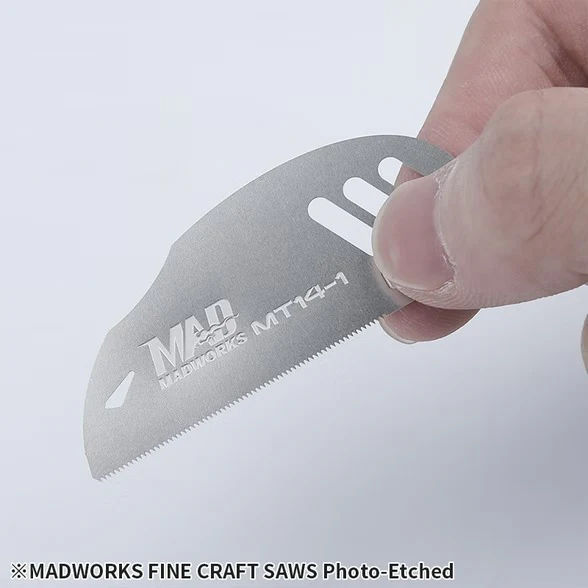 MT-14 Photo Etched Tools: Fine Craft Saws (0.15mm) - Image 3