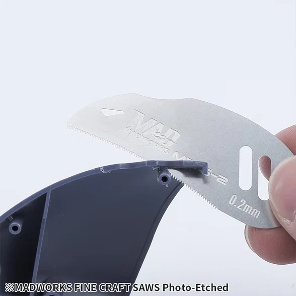 MT-15 Photo Etched Tools: Fine Craft Saws (0.2mm) - Image 3
