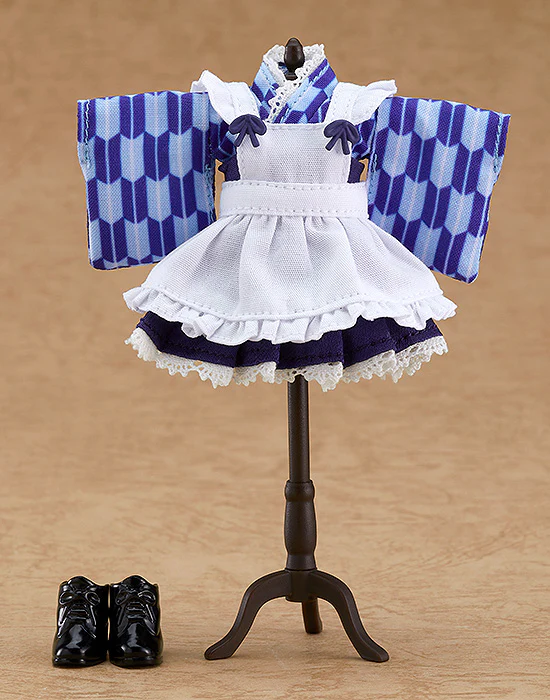 Nendoroid Doll: Outfit Set (Japanese-Style Maid - Blue) - Image 3