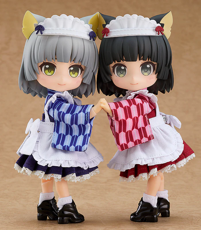 Nendoroid Doll: Outfit Set (Japanese-Style Maid - Blue) - Image 5