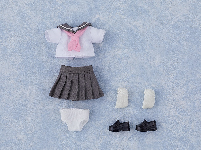 Nendoroid Doll Outfit Set: Short-Sleeved Sailor Outfit (Gray) - Image 2