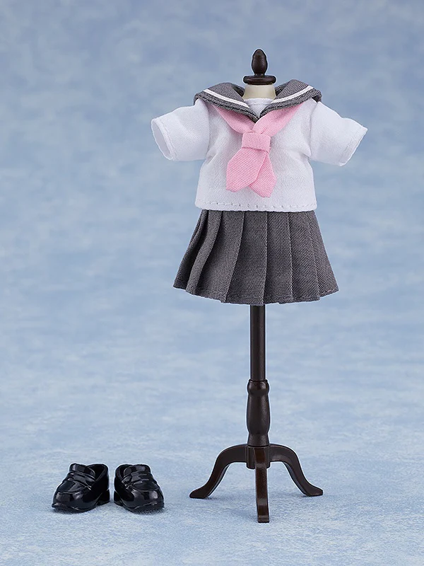 Nendoroid Doll Outfit Set: Short-Sleeved Sailor Outfit (Gray) - Image 3