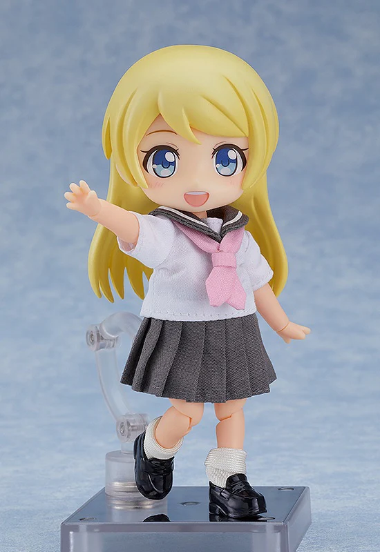 Nendoroid Doll Outfit Set: Short-Sleeved Sailor Outfit (Gray) - Image 4