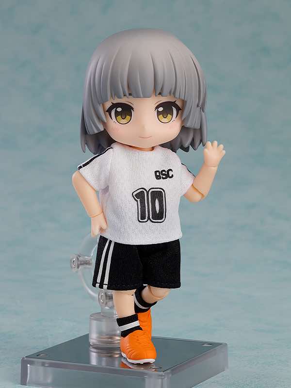 Nendoroid Doll Outfit Set: Soccer Uniform (White) - Image 4