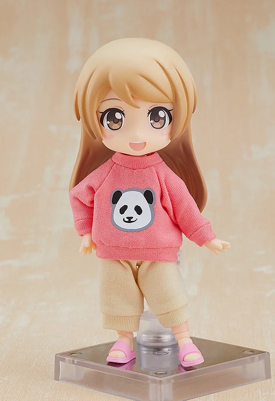 Nendoroid Doll Outfit Set: Sweatshirt and Sweatpants (Pink) - Image 4