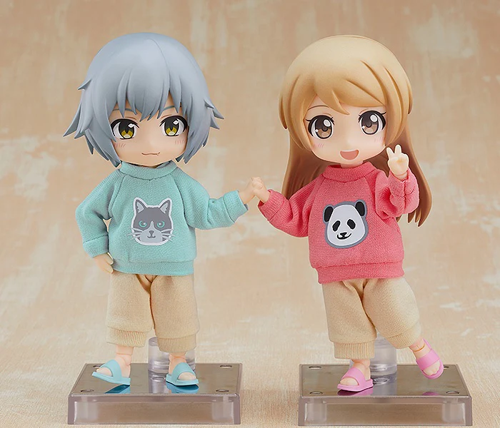 Nendoroid Doll Outfit Set: Sweatshirt and Sweatpants (Pink) - Image 5