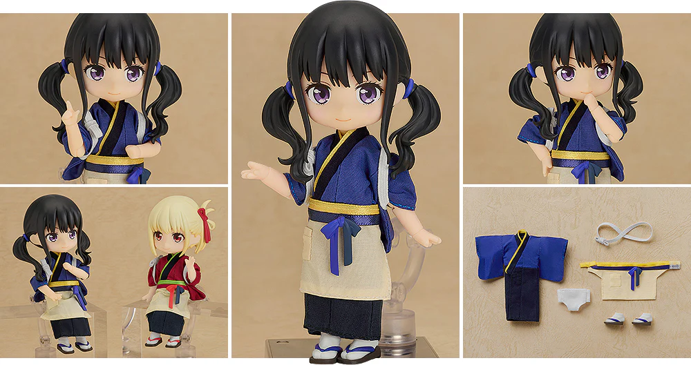 Nendoroid Doll Takina Inoue: Cafe LycoReco Uniform Ver. (Lycoris Recoil) - Image 2